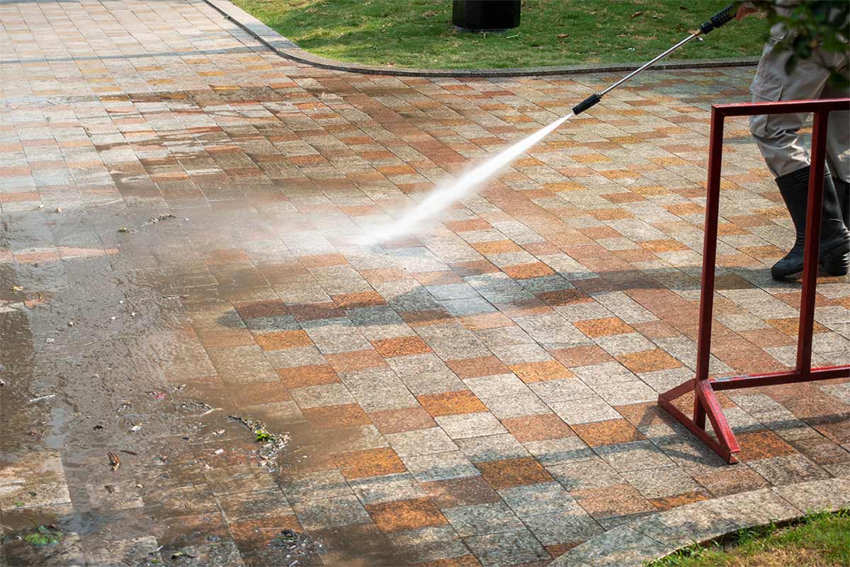 DRIO Exteriors pressure washing service in Frisco, TX